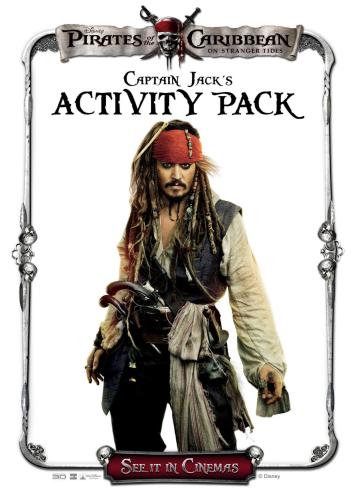 Pirates of the Caribbean. Captain Jack's Activity pack