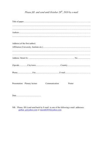 Metal elements in environment, medicine and biology. Tome 1-10. Proceedings of 1-10 International Symposiums, Contents