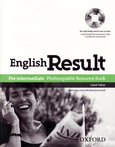 English Result: Pre-intermediate (Photocopiable Resource Book)
