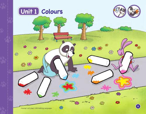 Hooray! Let’s Play! A Student’s Book Unit 1