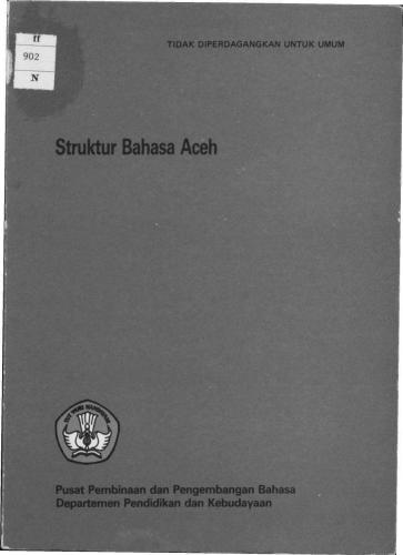 Struktur Bahasa Aceh