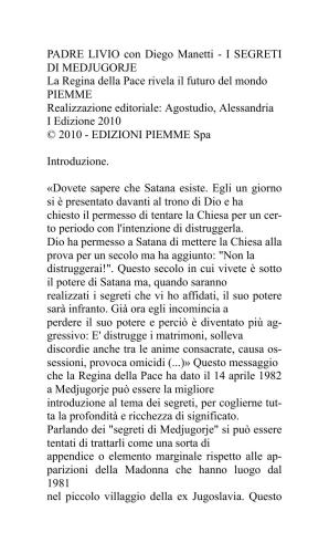 I Segreti Di Medjugorje