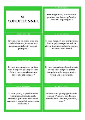 Si Conditionnel (cartes)