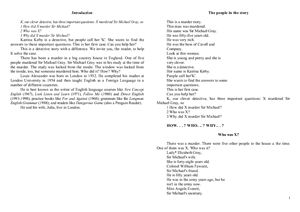 K's First Case. (Penguin, level 3)