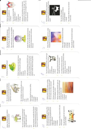 Pocket Quiz. Impressionismus: 150 Fragen und Antworten