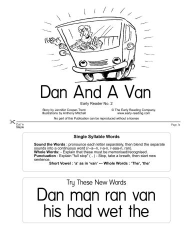 Early Reading: No.2 Dan and a Van (Book)