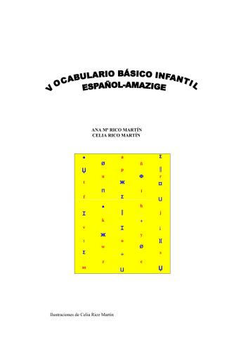 Vocabulario básico infantil Español-Amazige