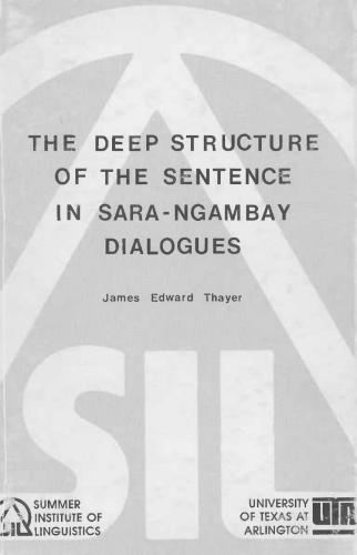 The deep structure of the sentence in Sara-Ngambay dialogues
