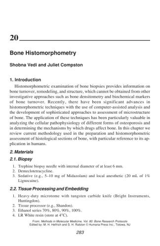 Bone histomorphometry