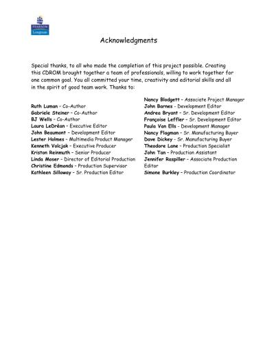 Focus on Grammar 1. 2nd edition PowerPoint CD-ROM