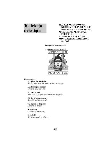 Po polsku w rok (Polish in a Year). Tom II Lekcje 7-12