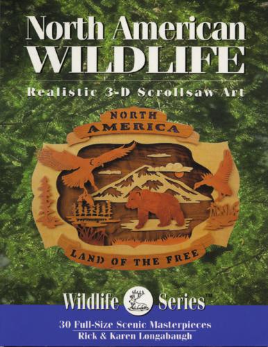 North American Wildlife Realistic 3D Scrollsaw Art