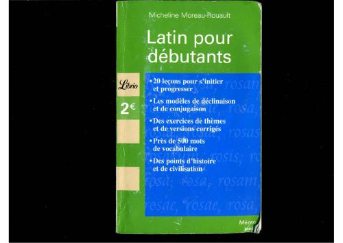 Latin Pour débutants