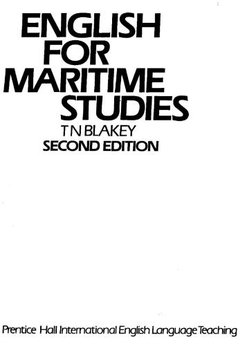 English For Maritime Studies