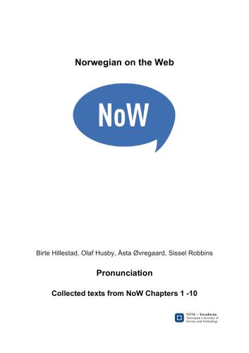 Norwegian on the Web. Pronunciation