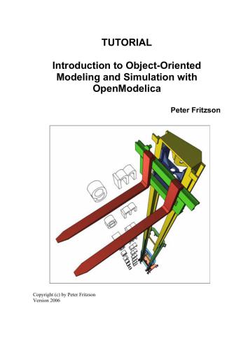 Introduction to Object-Oriented Modeling and Simulation with OpenModelica