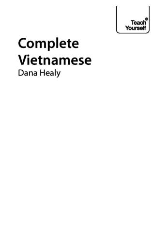 Teach Yourself Complete Vietnamese