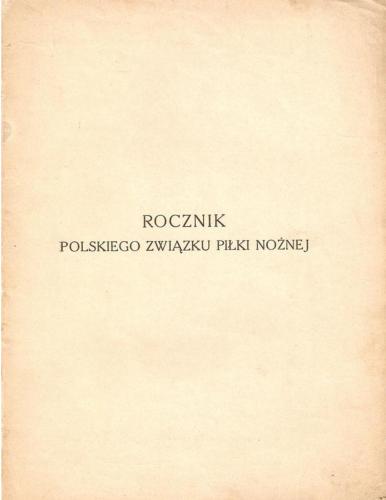 Rocznik polskiego związku piłki nożnej 1919-1924