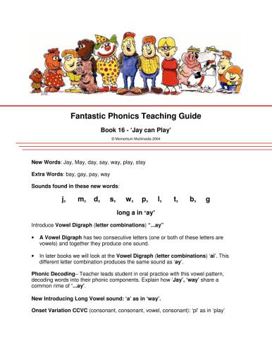 Early Reading: No.16 Jay Can Play (Pupil's Book + Teacher's Guide)