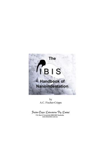 The IBIS Handbook of Nanoindentation