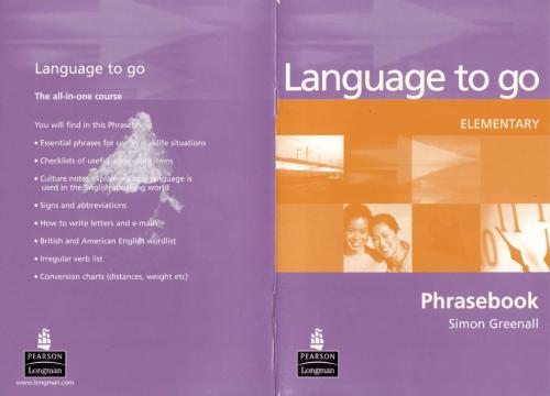 Language to go elementary. Phrasebook