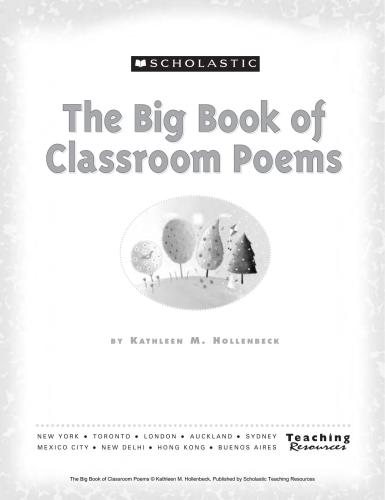 The Big Book of Classroom Poems