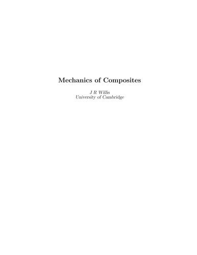Mechanics of Composites