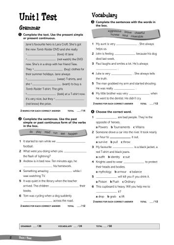 Oxford Heroes 3 Tests