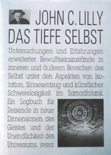 Das Tiefe Selbst. Лилли Джон. В сердце циклона