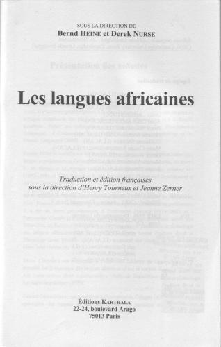 Les Langues Africaines