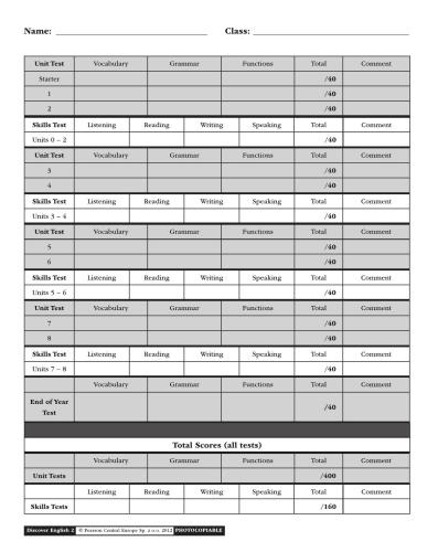 Discover English Global 2. Test Book