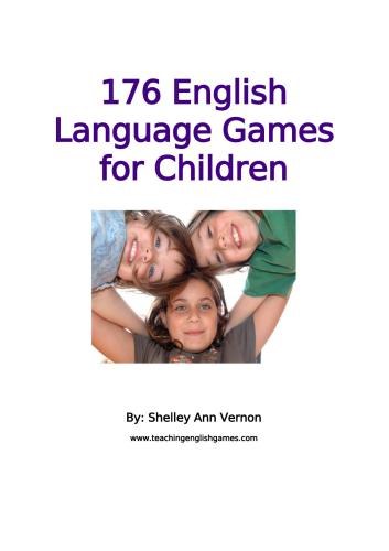 176 English Language Games for Children