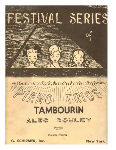 Tambourin. Trio
