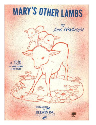 Marys Other Lambs. Trio