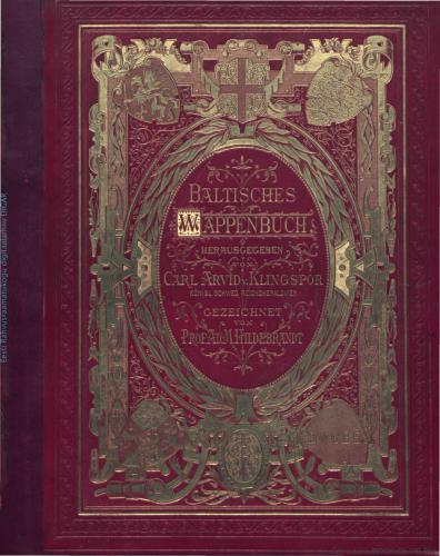 Klingspor Carl Arvid, Baltisches Wappenbuch