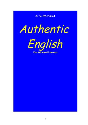 Authentic English for Advanced Learners