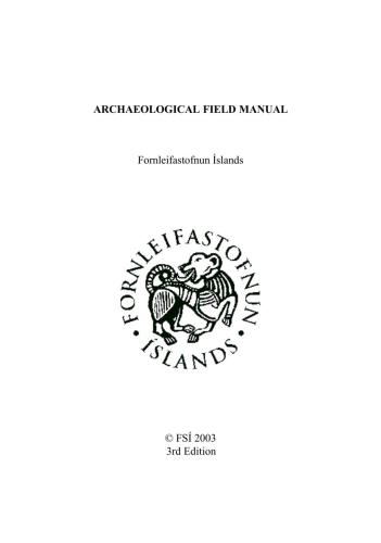 Archaeological Field Manual