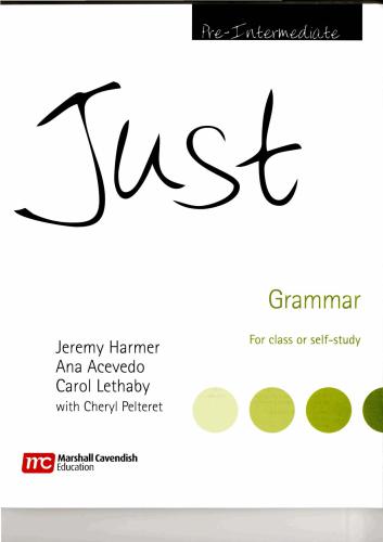 Just Grammar. Pre-Intermediate Level