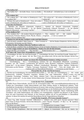 Wollen wir uns bekannt machen!