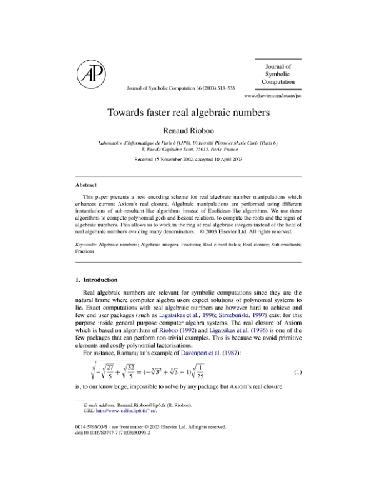 Faster real algebraic numbers