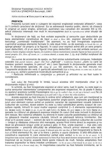 Dictionar fraziologic englez-roman