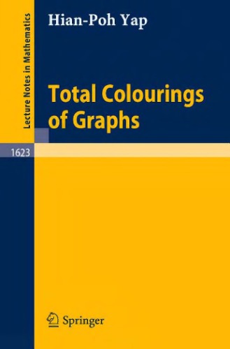Total Colourings of Graphs