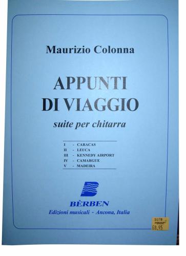 Appunti di viaggio. Suite per chitarra