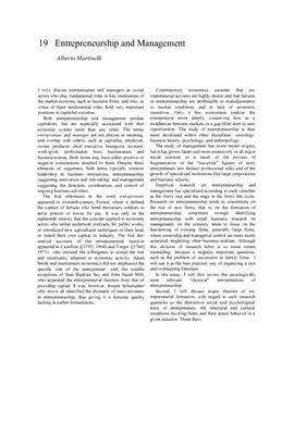 Enterpreneurship and Managment