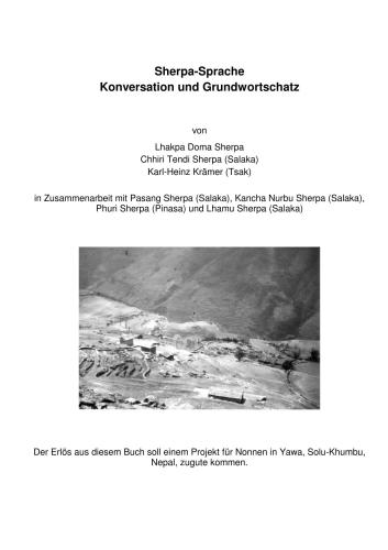 Sherpa-Sprache Konversation und Grundwortschatz