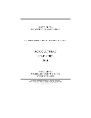 Agricultural statistics USA 2011