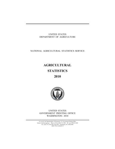 Agricultural statistics USA 2010