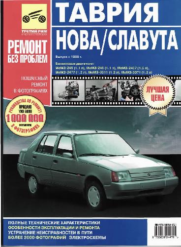 Таврия / Таврия Нова / Славута с 1988 г. выпуска
