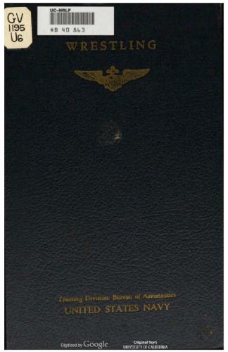 Training Division, Bureau of Aeronautics, U.S. Navy. Wrestling