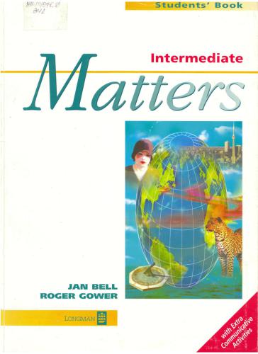 Matters Intermediate Student' s book